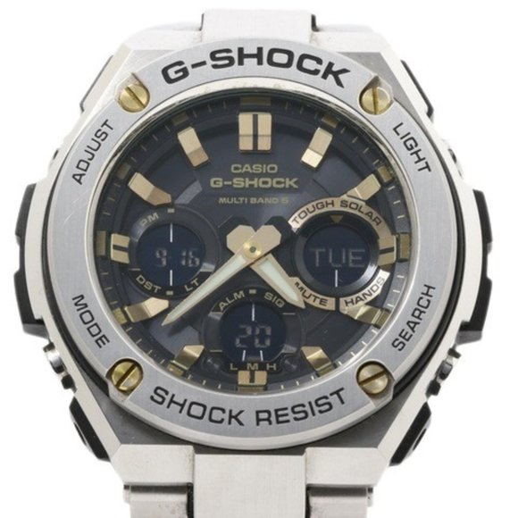 CASIO GSHOCK G-Steel W110D 1A9JF Men's Analog-Digital Radio-Controlled Solar ...